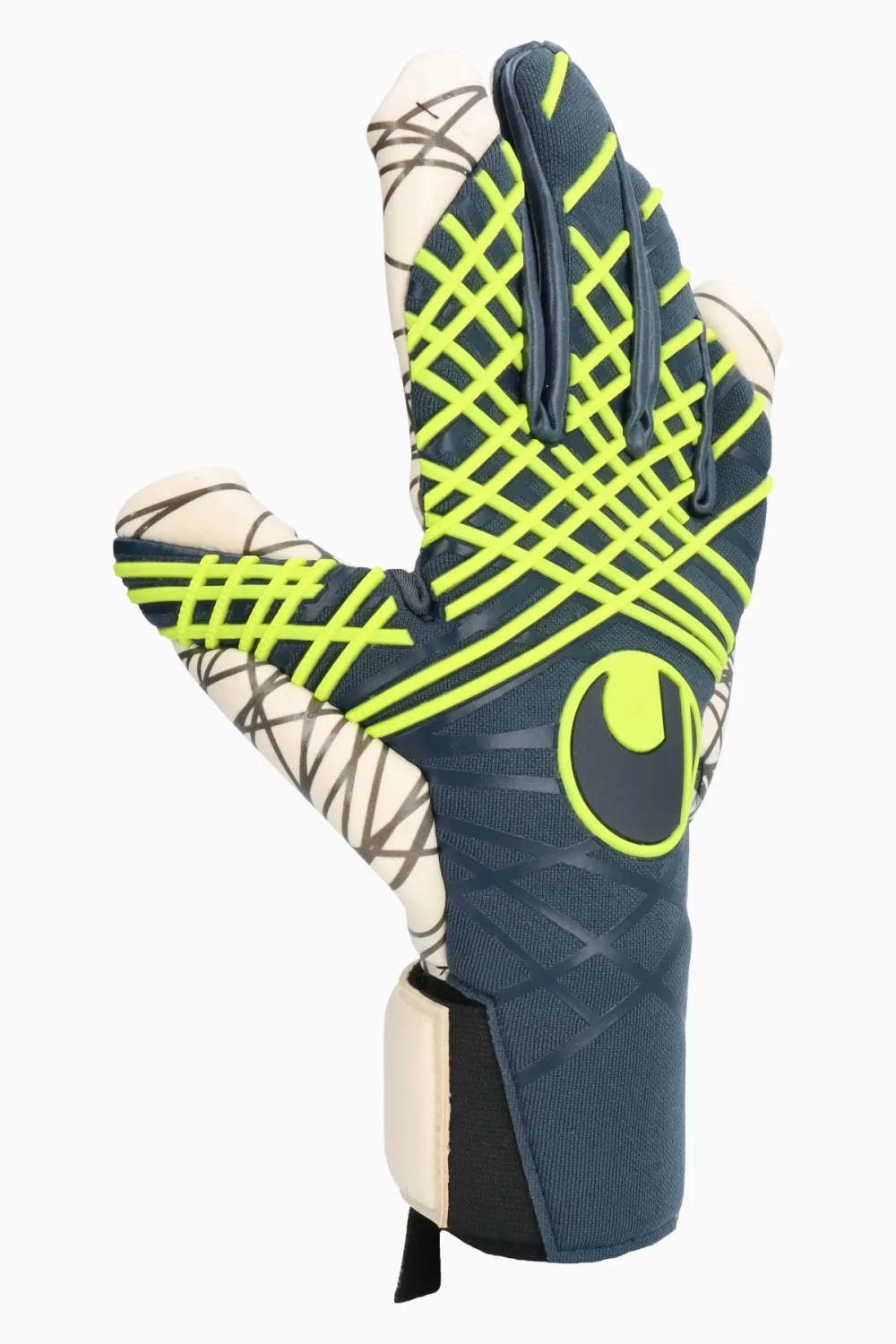 Вратарские перчатки Uhlsport Prediction Ultragrip Junior - темно-синий