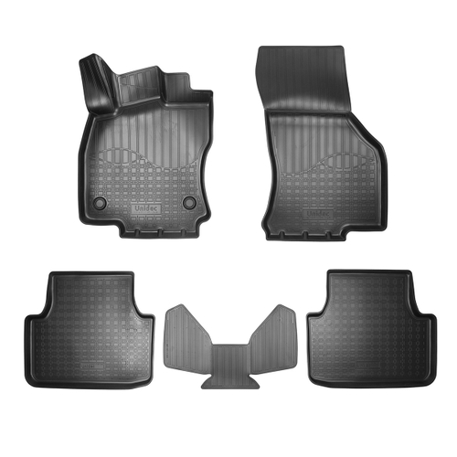 Ковры в салон Norplast/Unidec для Volkswagen Jetta VII в кузове BU,A7 (2018-)Полиуретан,Черный, арт.NPA11-C95-248