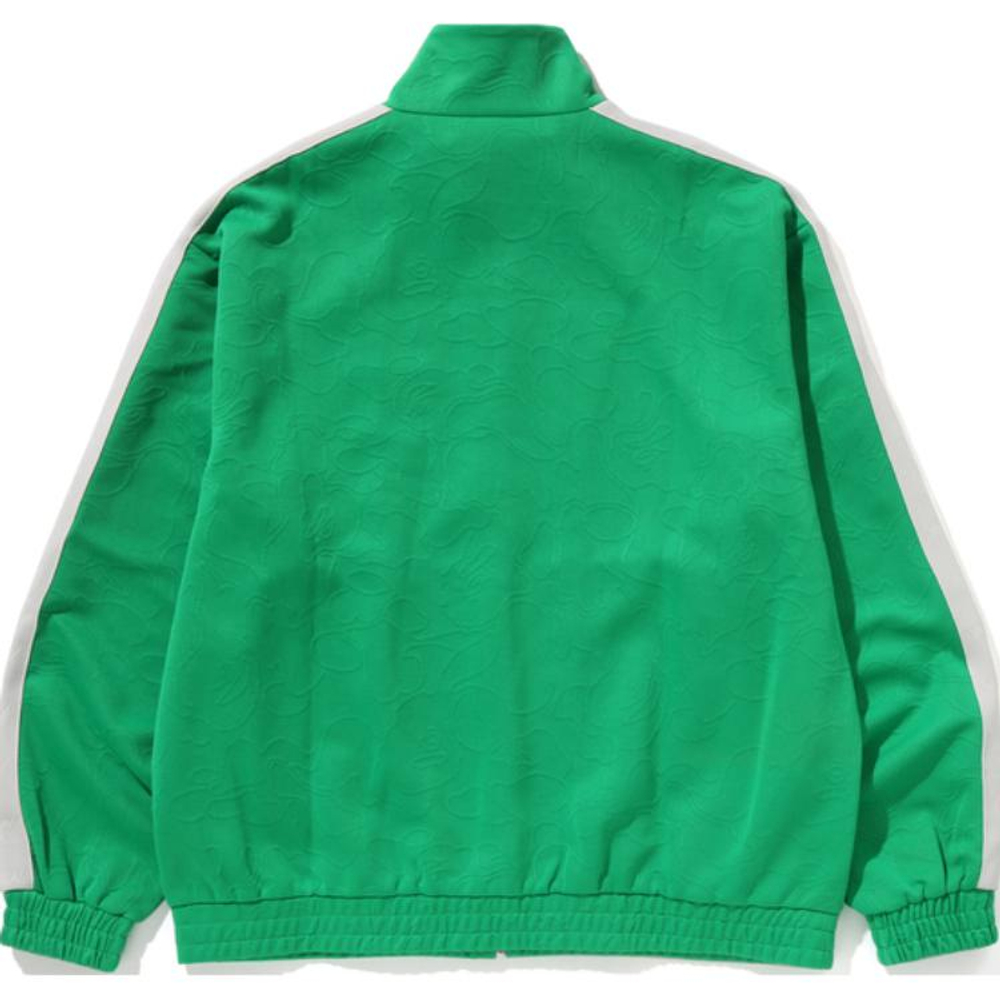 A Bathing Ape Line Camo Jacquard Bathing Ape Logo Relaxed Fit Track Куртка зеленый
