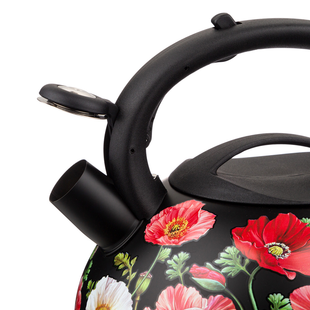 Чайник 3л со свистком "Маки"