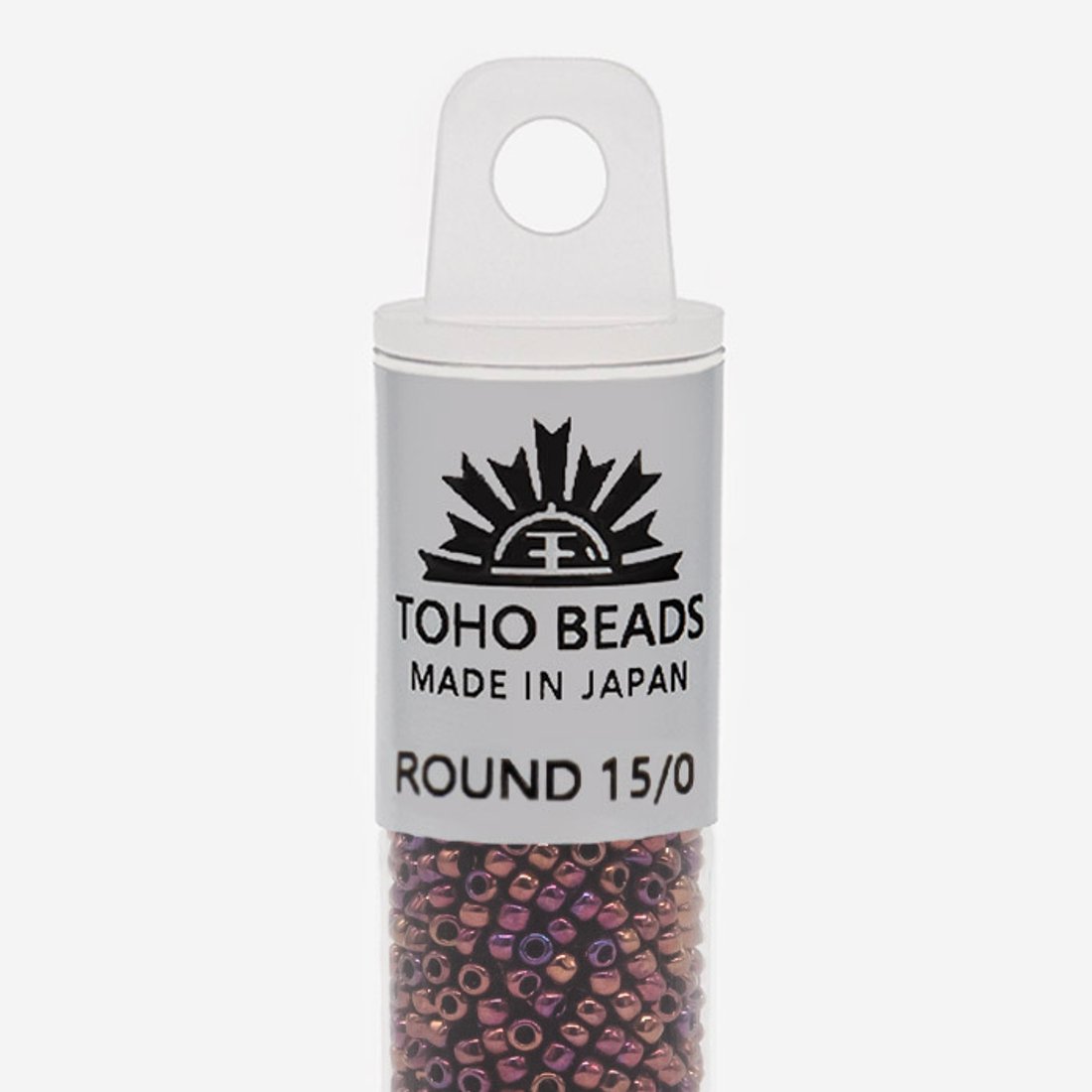 Японский бисер TOHO Round 15/0 (№502), металлизированный, непрозрачный глянцевый
