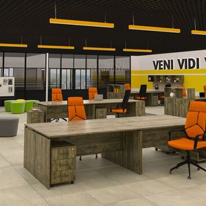 Офисная мебель Континент-Pro Black дуб самдал