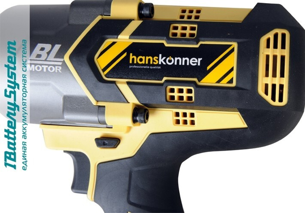 Гайковерт аккумуляторный HANSKONNER HCD18100S без АКБ и ЗУ