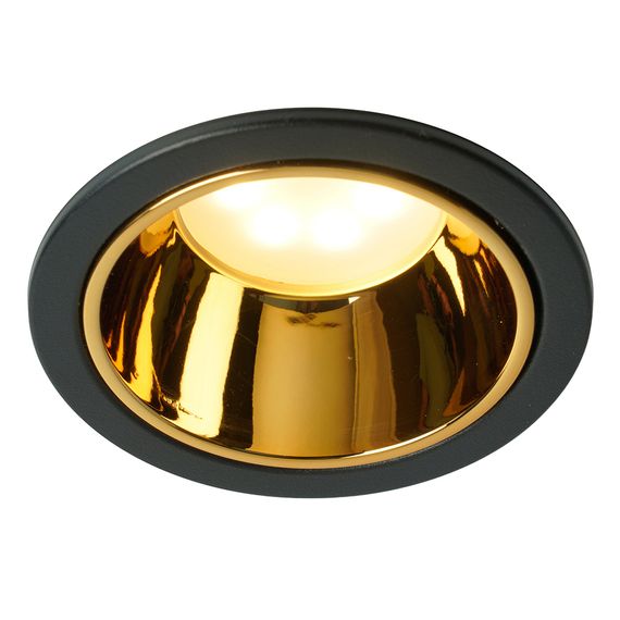 Светильник встраиваемый Feron DL3102 потолочный MR16 G5.3 черный + золото 51403