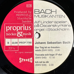 Бах - Альф Линдер играет на церковном органе «Оскар» в Стокгольме (Швеция 1977г.)