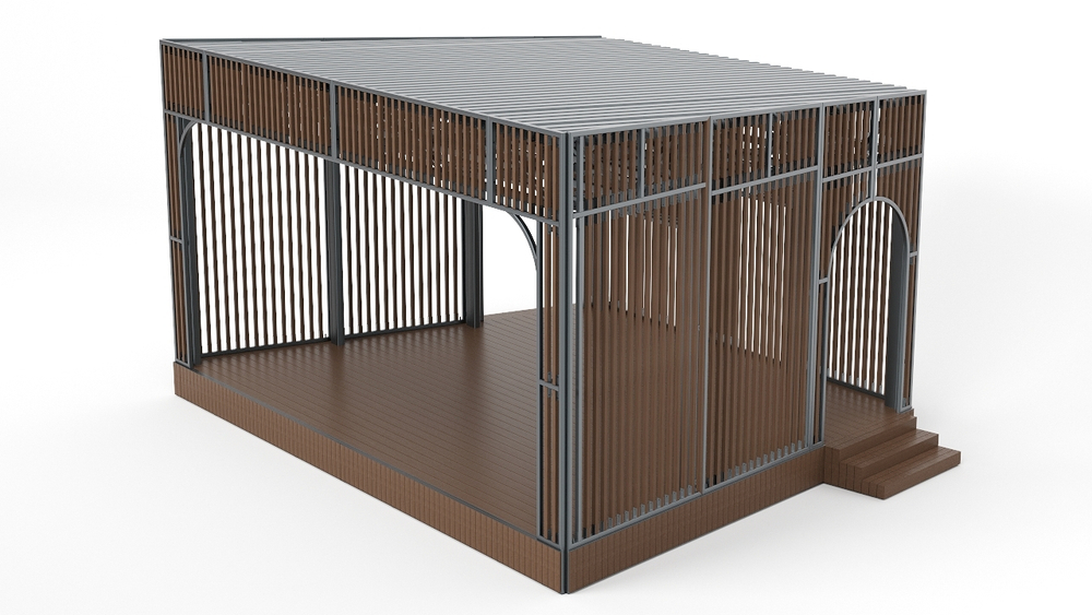 Сцена со ступеньками SK00302