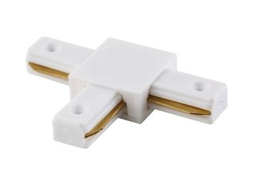 Коннектор T-образный для однофазного шинопровода CLT 0.211 03 WH белый Crystal Lux