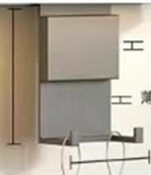 Планка 2 крючка для рейлинга антрацит