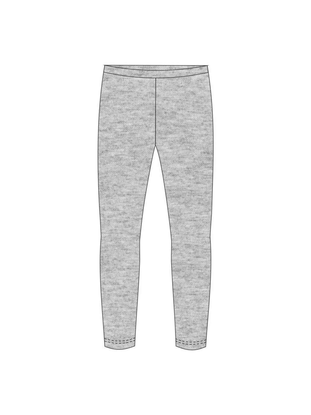 Лосины "Вера-2" ШТ-77/2, р.140, серый меланж (Ивашка)