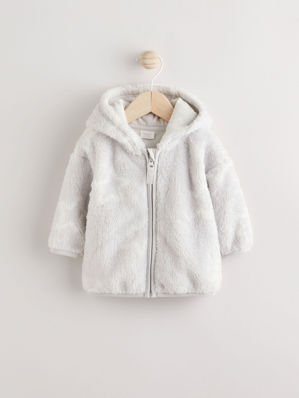 Куртка флисовая для малышей Next E52-870, Светло-серый