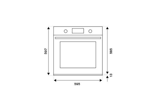 Электрический духовой шкаф Bertazzoni F609HEREKTAX