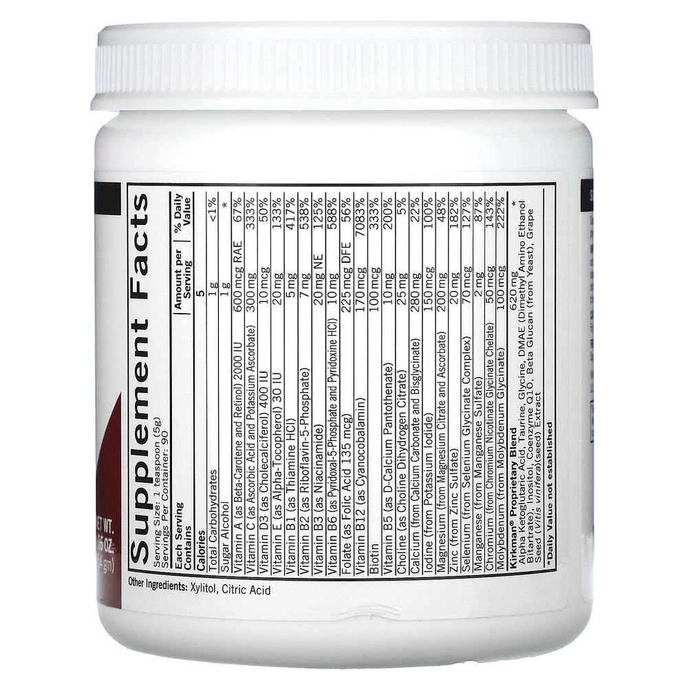 Kirkman Labs, Spectrum Complete II, порошок, без добавок, 454 г (16 унций)