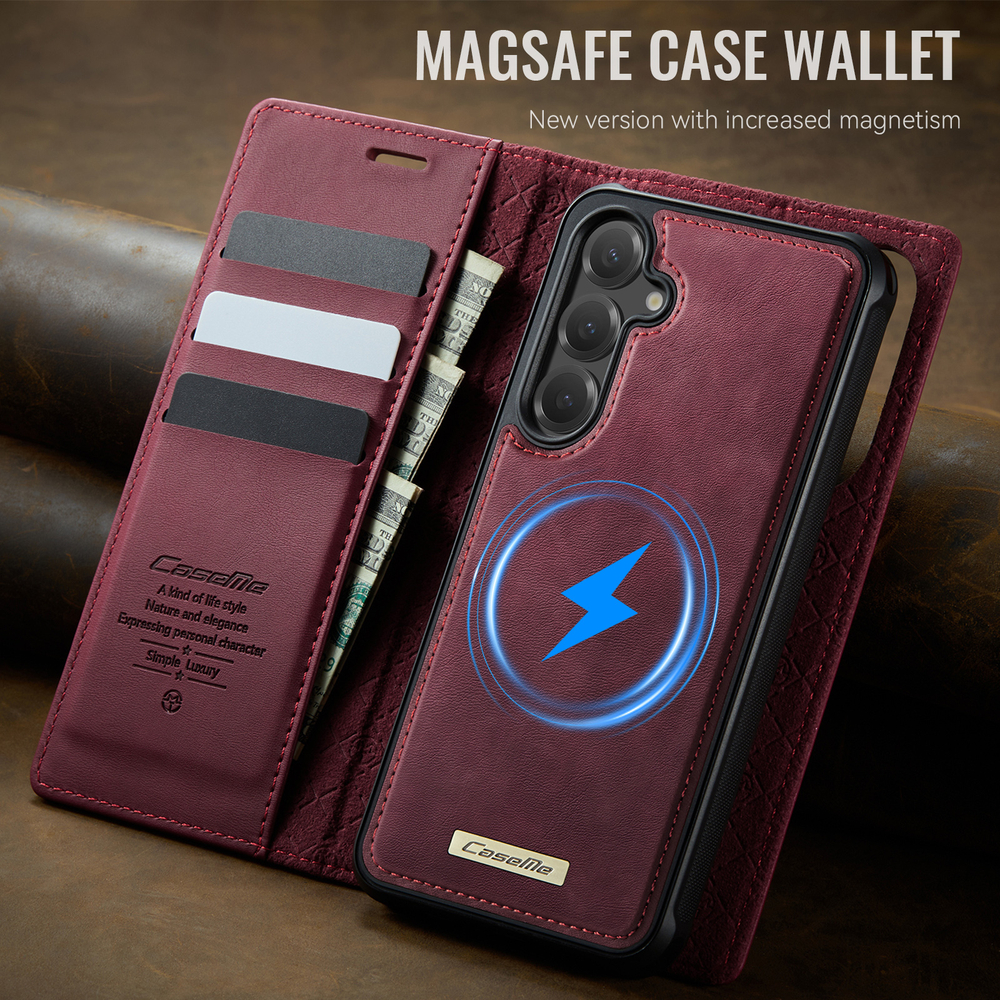 Чехол-кошелек CaseMe 2 in 1 MagSafe Samsung Galaxy S25+
