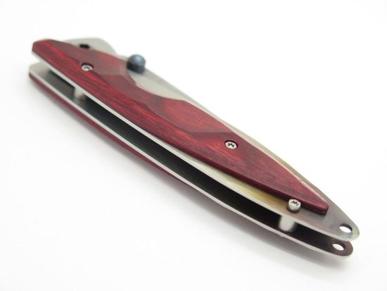 Складной нож Mcusta Shinra Emotion Take MC-0072D c клинком из стали VG-10 San Mai (Laminated Stainlesss Damascus) рукоять дерево