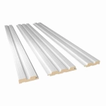 Стеновая реечная панель Альберо, Эко-шпон Кедр снежный, 120*16*2750 мм