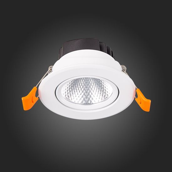 ST211.538.08.36 Св-к встр. Белый LED 1*8W 3000K 640Lm Ra80 36° IP20 D86xH50 220-240V Встраиваемые светильники