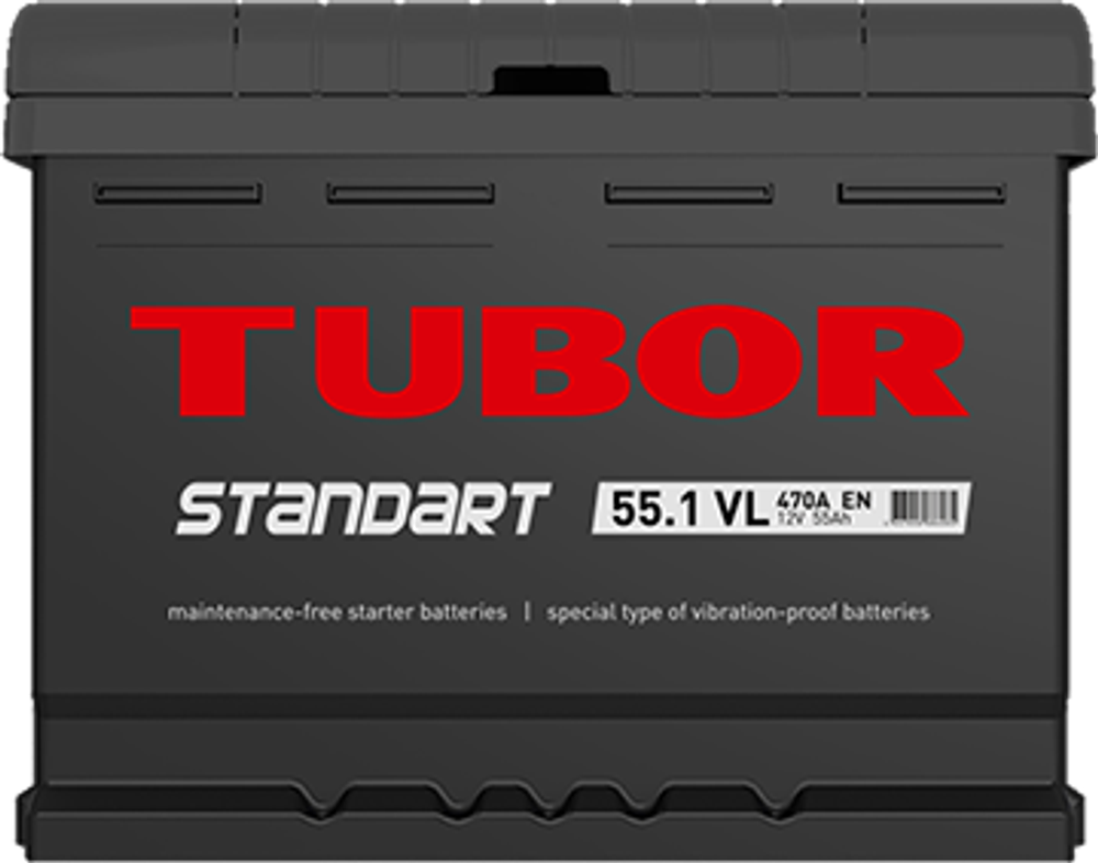 TUBOR Standart 6СТ-55 аккумулятор