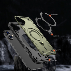 Чехол Magneto Case с кольцом для iPhone 16 Plus
