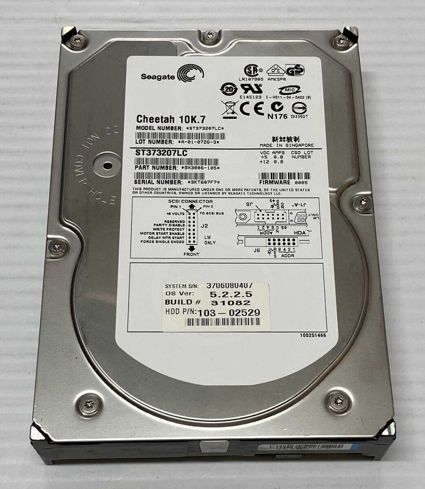 Жесткий диск Seagate Cheetah 10K.7 FC (73GB/10K/8MB) ST373207FC