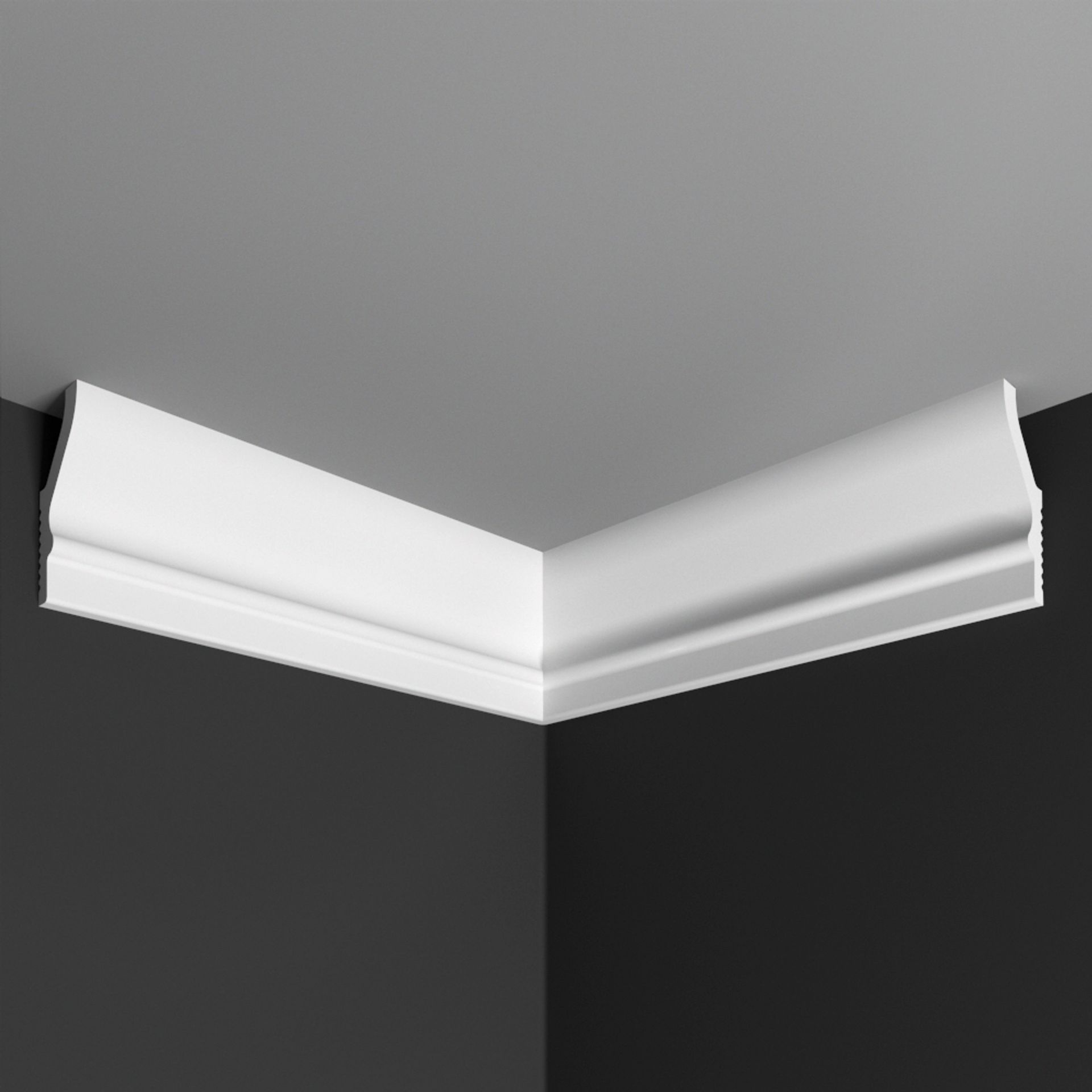 Плинтус потолочный Де-Багет П 16 55/25