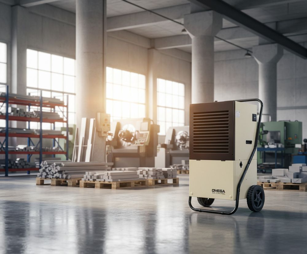 Осушитель воздуха DH 792 Omega Air Control профессиональный - [до 100 л. за сутки / для S≈180 м²]