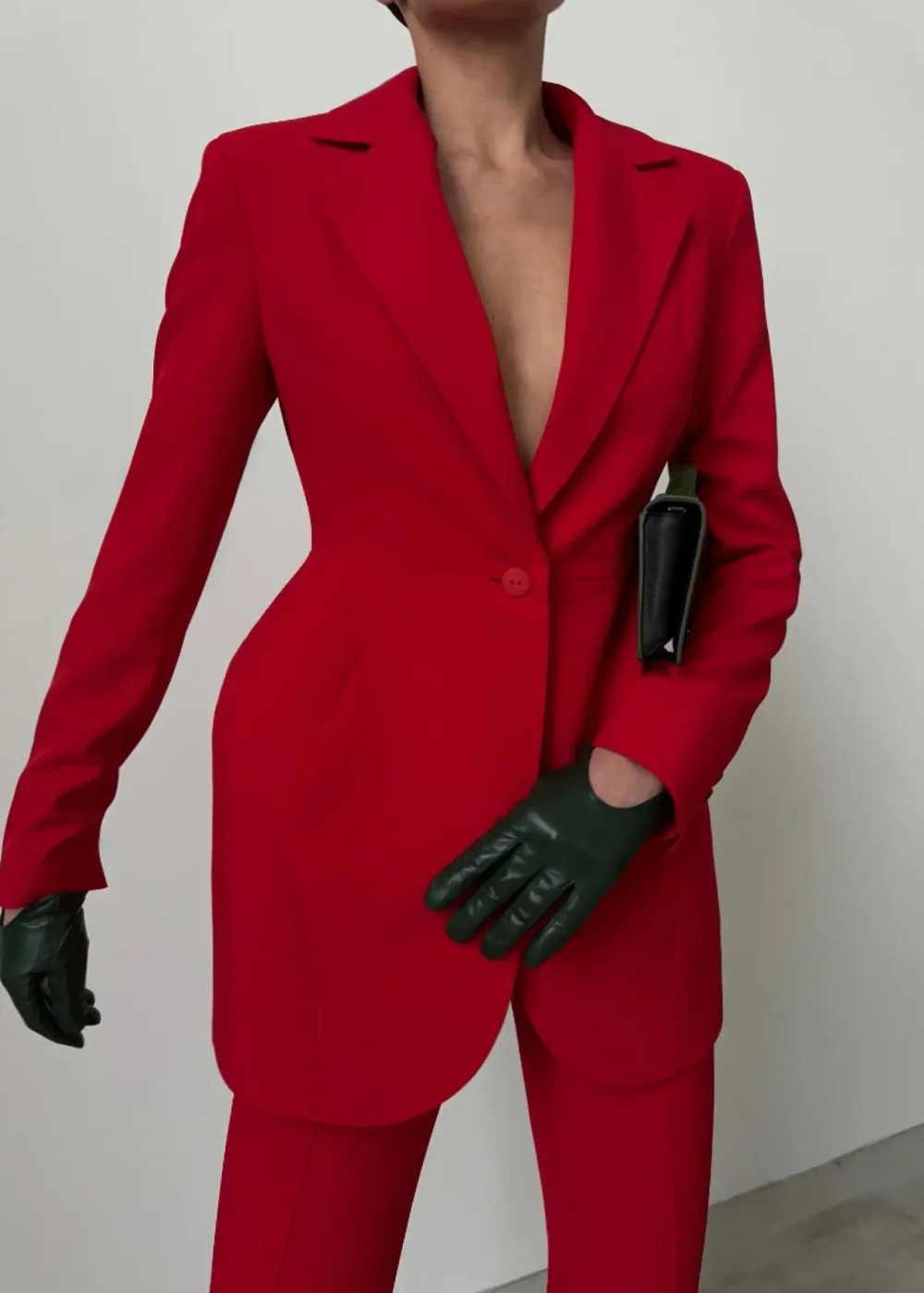 Жакет Инстамодель, Красный