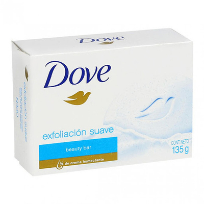 DOVE крем-мыло Нежное отшелушивание 135г