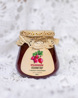 Конфитюр из крыжовника с сиропом топинамбура, 280 г
