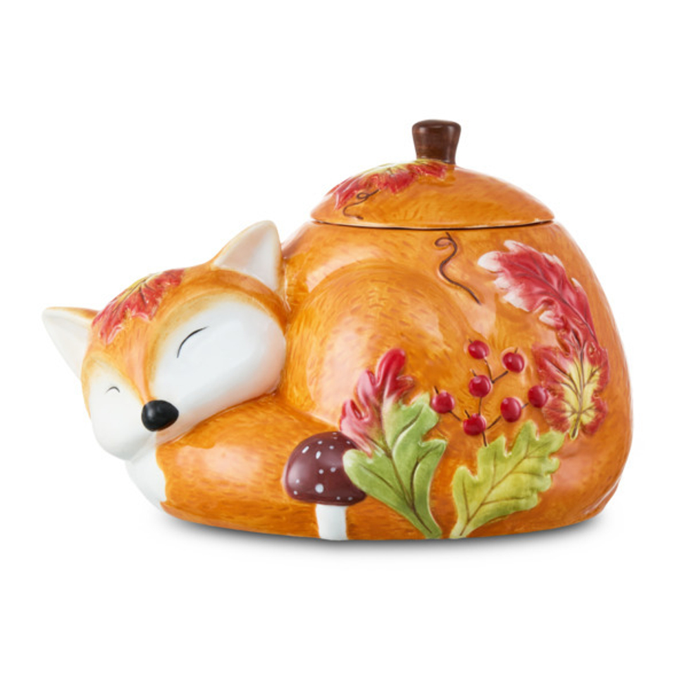 Банка для печенья 25х16х17см Decor de table Осенние дары Лисенок доломит