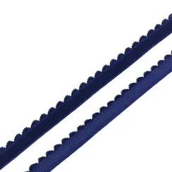 Резинка отделочная темно-синяя 12 мм (цв. 061), 605/12