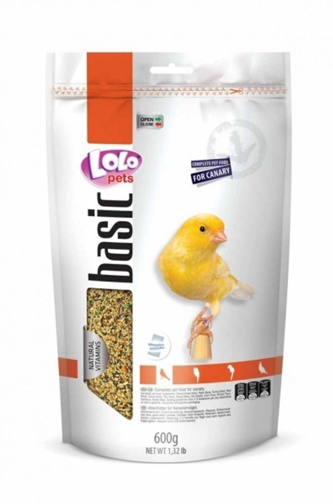LoLo PETS Корм для канареек полнорационный. Дойпак 8 шт/кор
