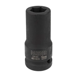 Головка ударная глубокая 19мм (6гр),3/4'' Partner PA-46510019