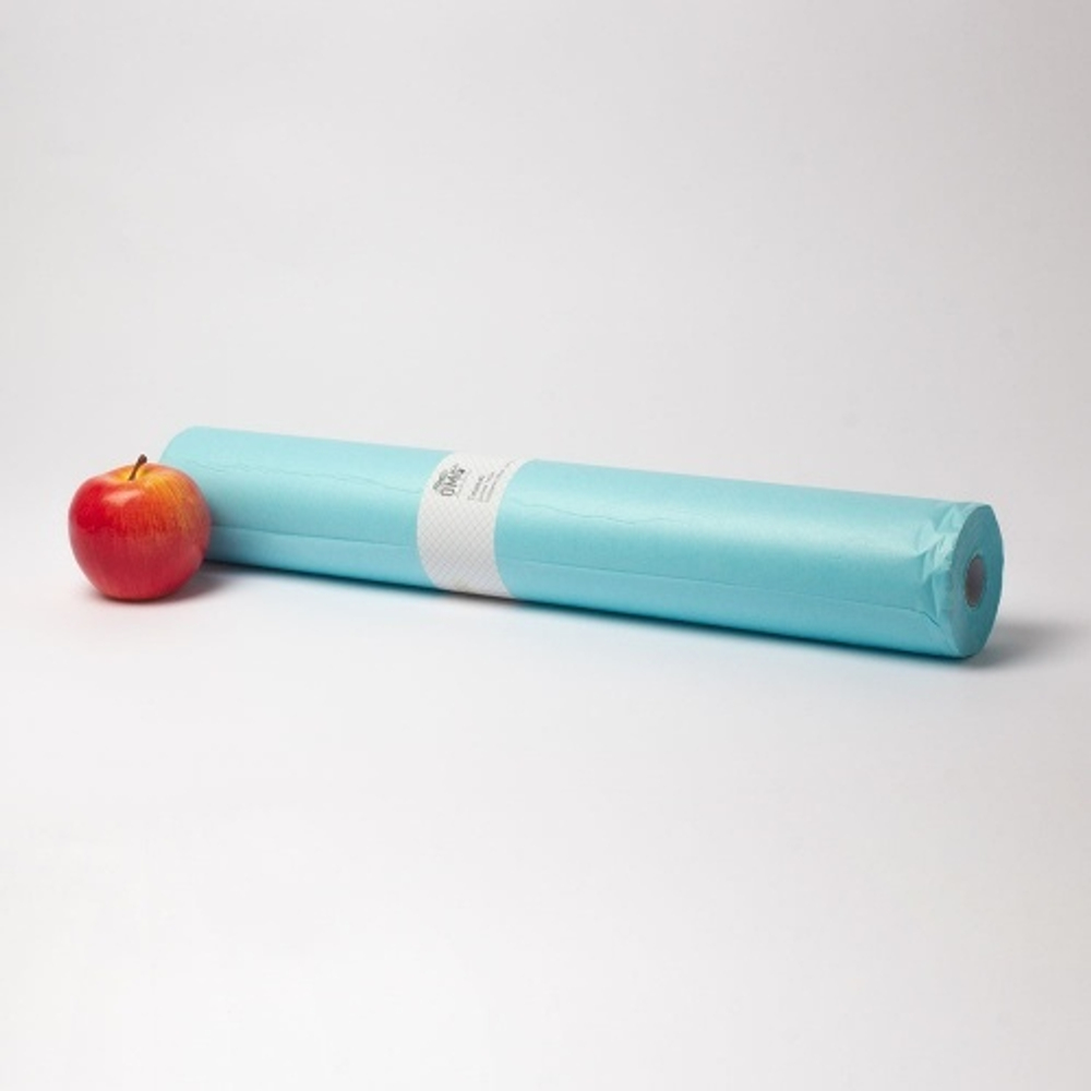 Бумага упаковочная тишью, голубая, в рулонах 50 х 143 м