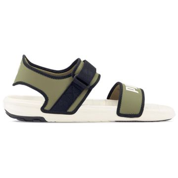 Puma Softride Slide 'White Dark Green Moss'