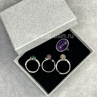 Кольца с натуральными камнями
