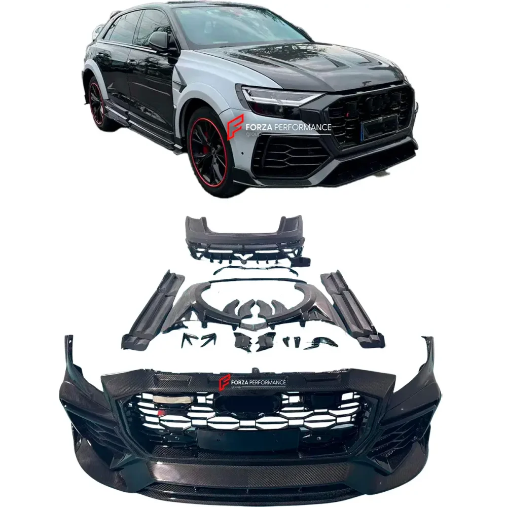 Широкий карбоновый обвес для AUDI Q8 RSQ8 4M 2019 - 2023 Ауди