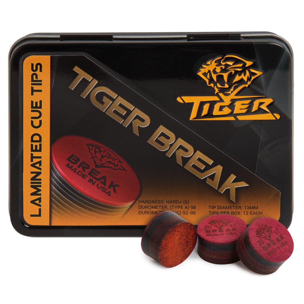 Наклейка для кия Tiger Jump/Break ø13мм Super Hard 1шт.