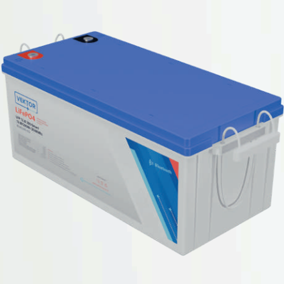 Аккумулятор VEKTOR BATTERY LFP 12,8-200 Smart BMS 100A (Bluetooth 4.0)