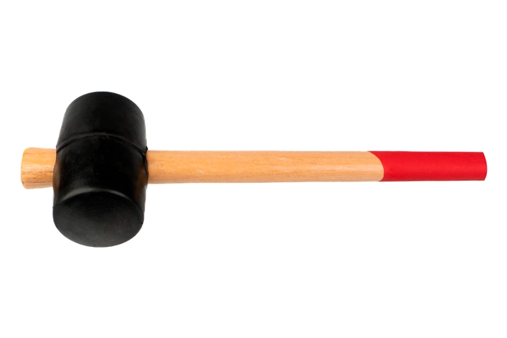 Молоток резиновый с деревянной ручкой 450 г Samtools