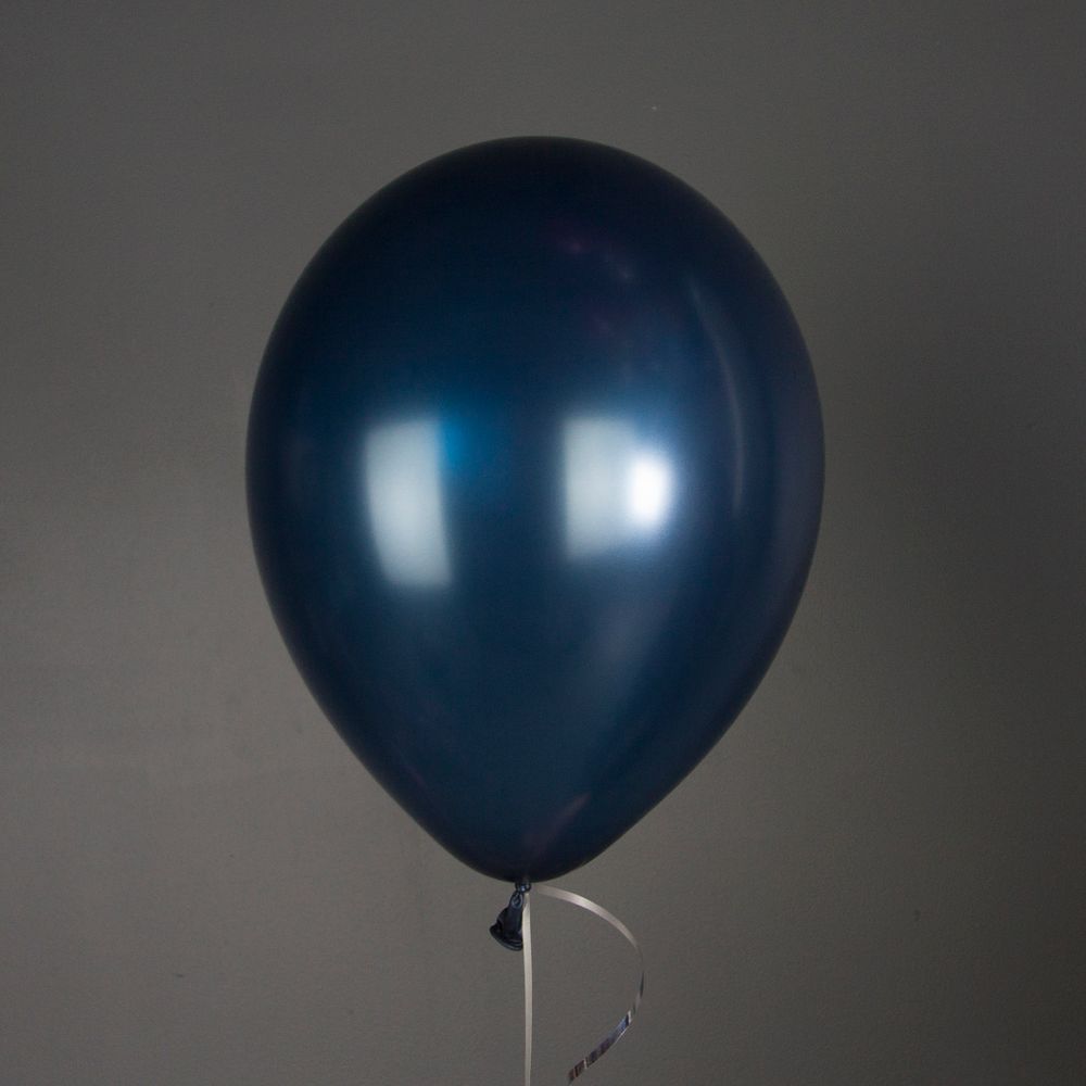 Шар (12''/30 см) Темно-синий (M77/518), металлик, 100 шт.