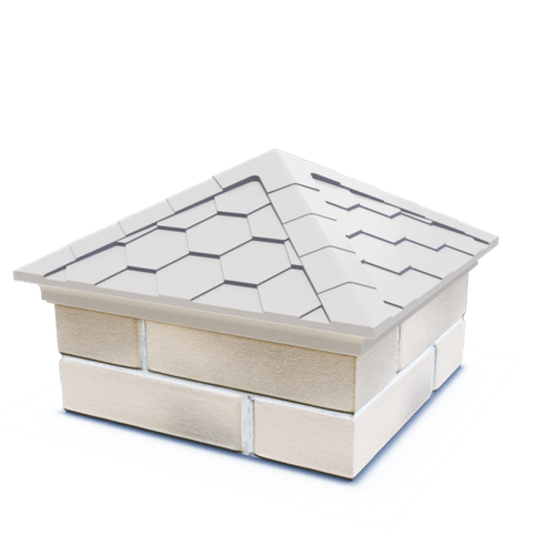 Колпак для забора EVEREST Бежевый (1,5 х 1,5)