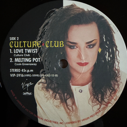 Виниловая пластинка Culture Club ‎– It's A Miracle / Miss Me Blind 12", 45 RPM