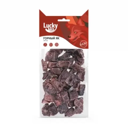 Лакомство для собак Lucky bits горный як легкое, 40 г