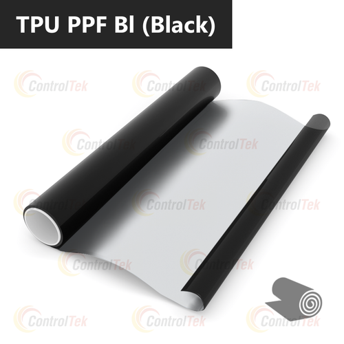 Пленка антигравийная TPU PPF Bl (Black) ControlTek VLT 33, рулон (размер 0,6x15м.)