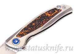 Нож Широгоров Флиппер F95NL 3M M390 CF MARS VALLEY MRBSфотография - 5