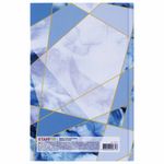 Блокнот А5 (135х206 мм), 80 л., твердый, тиснение фольгой, STAFF, "Мрамор", 111613