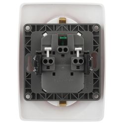 12-2106-01 ЭРА Розетка 2X2P+E Schuko, 16A-250В, IP20, Эра12, белый | Эра 12 Белый