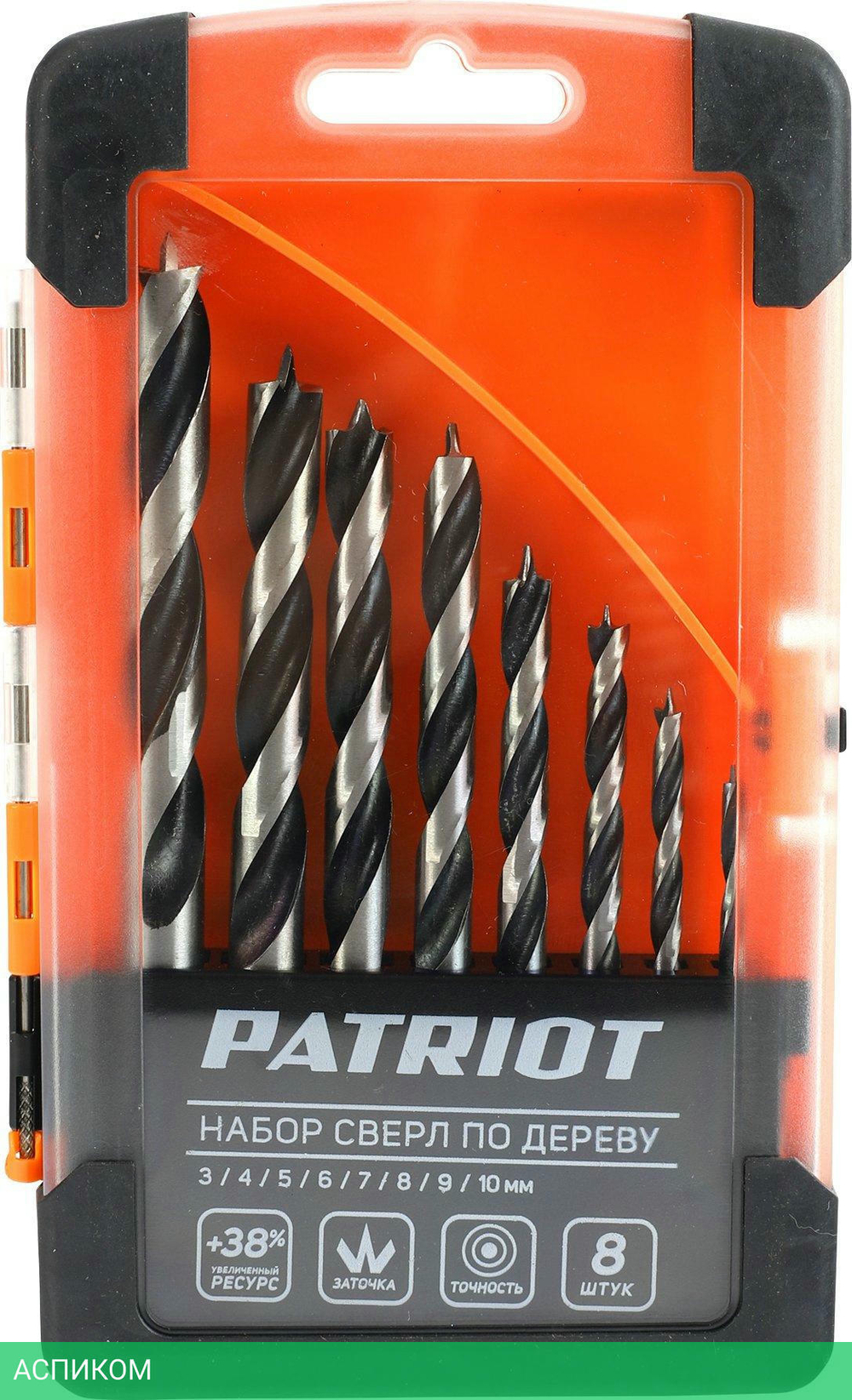 Набор сверл по дереву Patriot 815010103