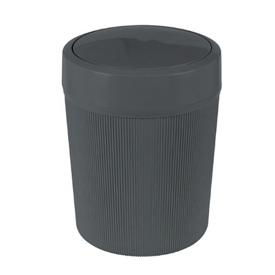 Контейнер для мусора ВЕЛЬВЕТ 4 л, крышка фиксируется в двух положениях: «открыта» и «закрыта» М2485