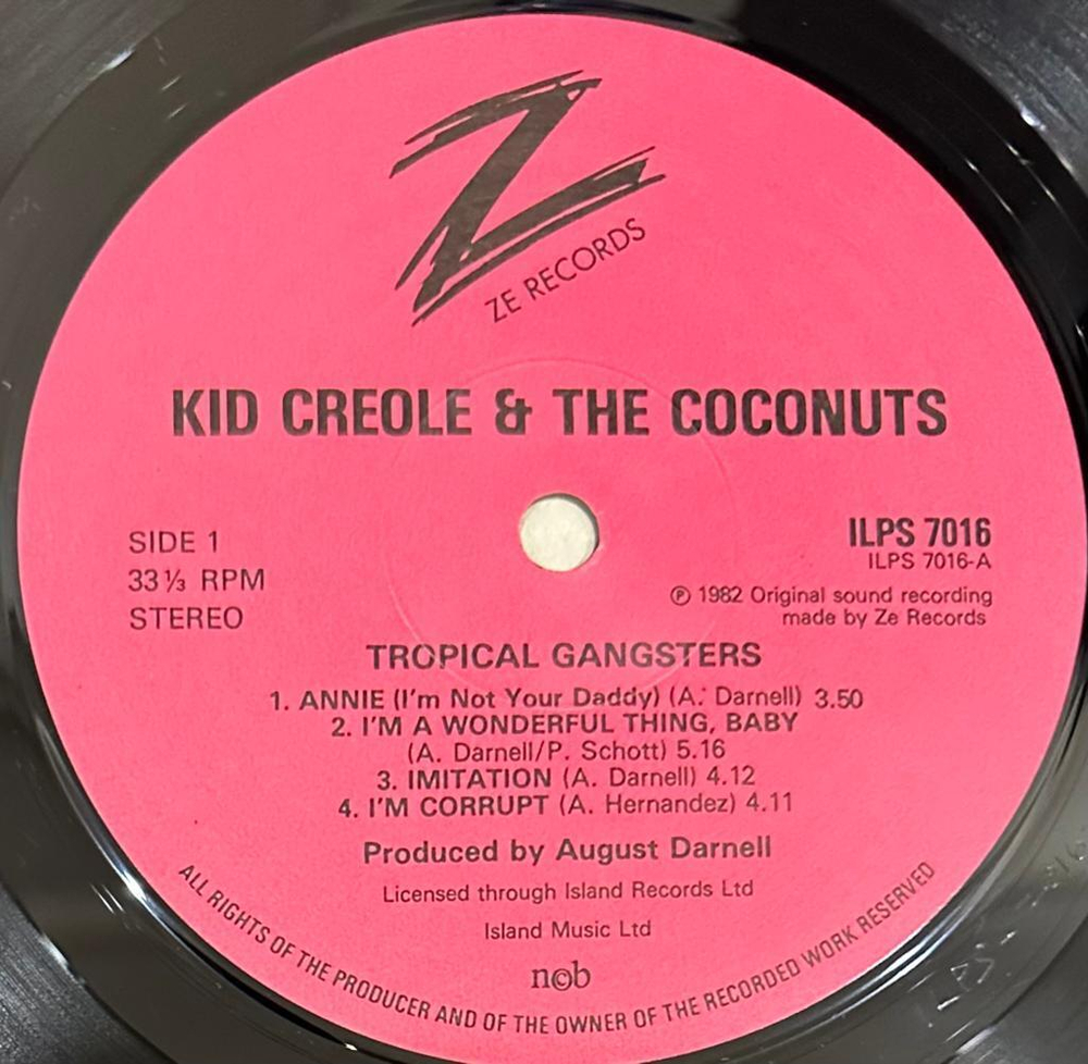 Kid Creole & The Coconuts- Tropical Gangsters (Англия 1982г.)